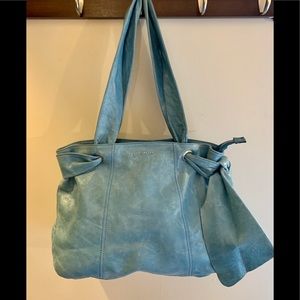Dimoni 100% Spanish genuine leather bag - blue